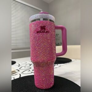 Brand New Hand Made Bedazzled Stanley (40oz) Pink